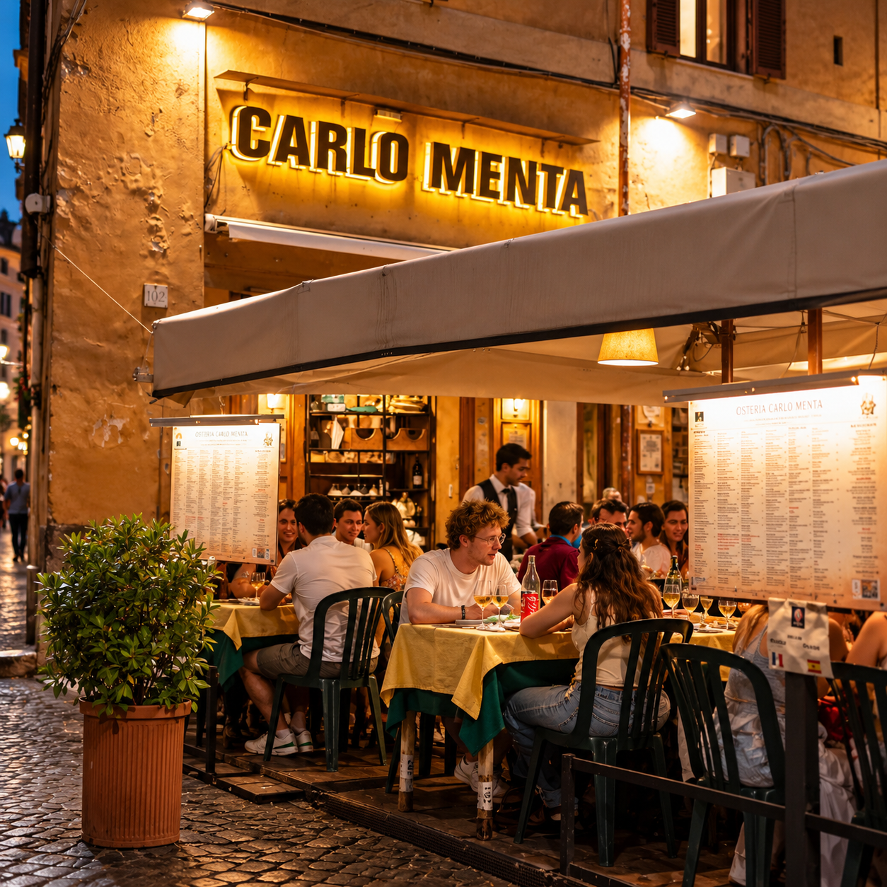 Atmosfera della sala di Carlo Menta